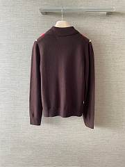 Colestore  Miu Miu Dark Brown Cashmere Cardigan - 3