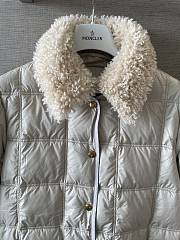 Colestore  Moncler Light Beige Cygnes Belted Short Down Jacket  - 6