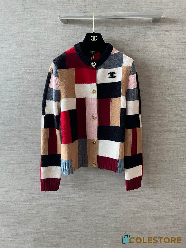 Colestore Chanel Fall Winter 2026 Pre-Collection   Cardigan   Cashmere & Wool  Black, Red & Multicolor - 1