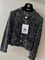 Colestore Chanel Spring Summer 2026 Pre-collection Jacket in Black and White Tweed - 2