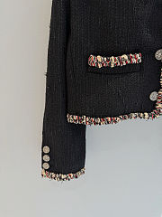 Colestore  Chanel Jacket  Tweed, brown, burgundy & yellow - 4