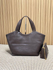 Colestore YSL Saint Laurent ICARE in smooth leather in Brown 31 (46) x 28 x 15cm - 5