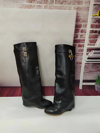 Colestore Givenchy Shark Lock Boots Wide Fit  Black