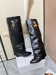 Colestore Givenchy Shark Lock Boots Wide Fit  Black - 6