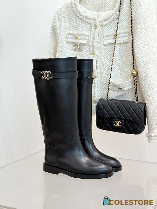 Colestore Chanel Fall Winter 2026 Pre-Collection   High Boots   Calfskin  Black - 1