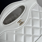 Colestore Chanel Quilted Nano 31 Shopping Bag White Lambskin  17.5x20.5x4cm - 2