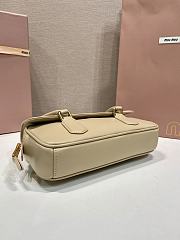 Colestore Miu Miu Arcadie leather bag Sand Beige 24x11.5x5cm - 2