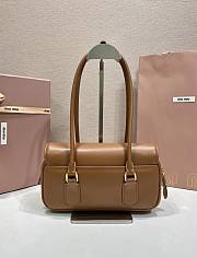Colestore Miu Miu Arcadie leather bag Cognac  24x11.5x5cm - 4