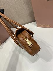 Colestore Miu Miu Arcadie leather bag Cognac  24x11.5x5cm - 5