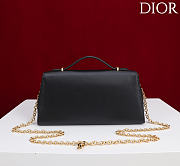 Colestore Dior Médaillon Pouch Black Smooth Calfskin 25 x 12 x 6 cm - 4
