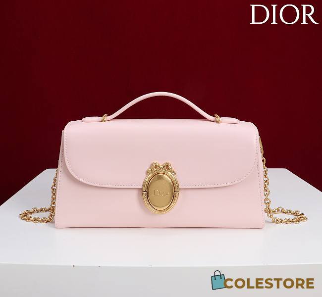 Colestore Dior Médaillon Pouch Ballet Pink Smooth Calfskin 25 x 12 x 6 cm - 1