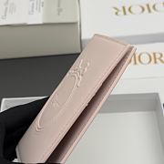 Colestore Dior Salon Passport Cover Pink Dior Médaillon Debossed Calfskin 10 x 14 x 2 cm - 6