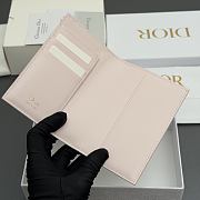 Colestore Dior Salon Passport Cover Pink Dior Médaillon Debossed Calfskin 10 x 14 x 2 cm - 5