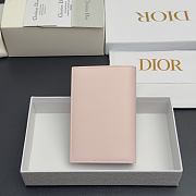 Colestore Dior Salon Passport Cover Pink Dior Médaillon Debossed Calfskin 10 x 14 x 2 cm - 4