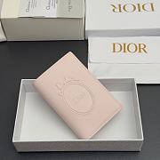 Colestore Dior Salon Passport Cover Pink Dior Médaillon Debossed Calfskin 10 x 14 x 2 cm - 2