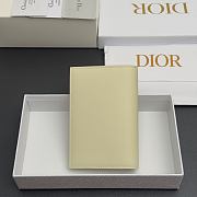 Colestore Dior Salon Passport Cover Mimosa Dior Médaillon Debossed Calfskin 10 x 14 x 2 cm - 2