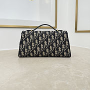 Colestore Dior Médaillon Pouch Blue Dior Oblique Jacquard 25 x 12 x 6 cm - 3