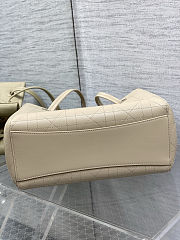 Colestore Dior Small Dior Promenade Shopping Bag Beige Flat Cannage Calfskin 27 x 20 x 12.5 cm - 5