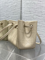Colestore Dior Small Dior Promenade Shopping Bag Beige Flat Cannage Calfskin 27 x 20 x 12.5 cm - 2