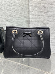 Colestore DiorSmall Dior Promenade Shopping Bag Black Flat Cannage Calfskin 27 x 20 x 12.5 cm - 1