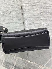 Colestore DiorSmall Dior Promenade Shopping Bag Black Flat Cannage Calfskin 27 x 20 x 12.5 cm - 6