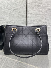 Colestore DiorSmall Dior Promenade Shopping Bag Black Flat Cannage Calfskin 27 x 20 x 12.5 cm - 5
