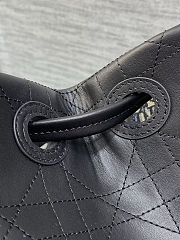 Colestore DiorSmall Dior Promenade Shopping Bag Black Flat Cannage Calfskin 27 x 20 x 12.5 cm - 4