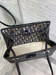 Colestore DiorSmall Dior Promenade Shopping Bag Black Flat Cannage Calfskin 27 x 20 x 12.5 cm - 2