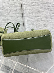 Colestore Dior Small Dior Promenade Shopping Bag Khaki Flat Cannage Suede Calfskin 27 x 20 x 12.5 cm  - 6