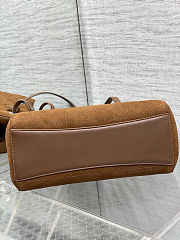 Colestore Dior Small Dior Promenade Shopping Bag Marron Bobby Flat Cannage Suede Calfskin 27 x 20 x 12.5 cm  - 5