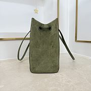 Colestore Dior Medium Dior Promenade Shopping Bag Khaki Flat Cannage Suede Calfskin  37 x 29 x 14 cm - 5