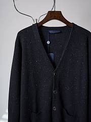 Colestore Louis Vuitton Sequin Embellished Cardigan Black - 4