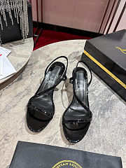 Colestore Christian Louboutin Rosa Z Sandals - Patent calf leather - Black - 1
