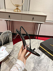 Colestore Christian Louboutin Rosa Z Sandals - Patent calf leather - Black - 4