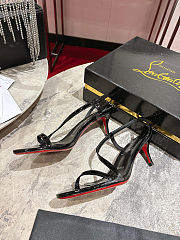 Colestore Christian Louboutin Rosa Z Sandals - Patent calf leather - Black - 3