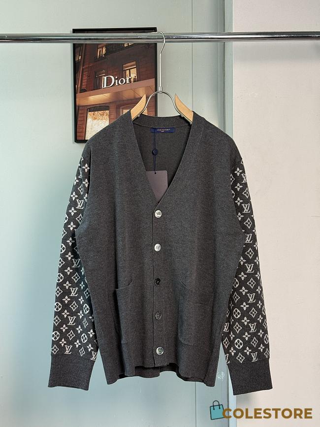 Colestore Louis Vuitton Monogram Mix Cashmere Cardigan  - 1