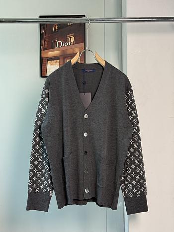 Colestore Louis Vuitton Monogram Mix Cashmere Cardigan 