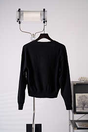 Colestore Louis Vuitton Signature Jewel Button Cardigan Black - 4