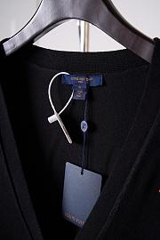 Colestore Louis Vuitton Signature Jewel Button Cardigan Black - 3