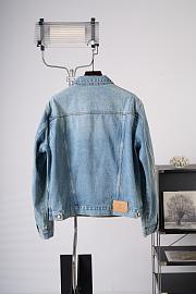 Colestore Louis Vuitton Chinese Valentine’s Day LV Denim Trucker Jacket Washed Indigo - 3