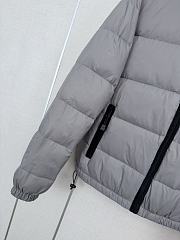 Colestore Miu Miu Light pongé down hoodie jacket Steel Gray - 6