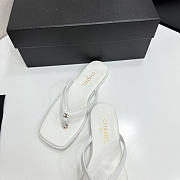 Colestore Chanel Métiers d’art 2026   Thongs   Goatskin White - 4