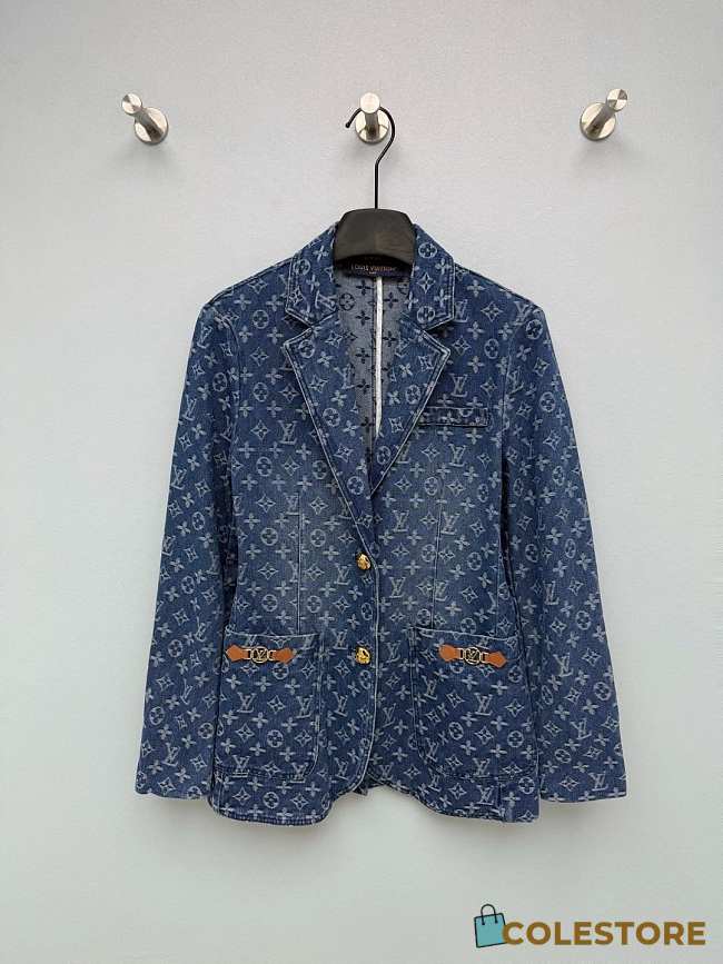 Colestore Louis Vuitton Monogram Denim Jacket/Blazer - 1