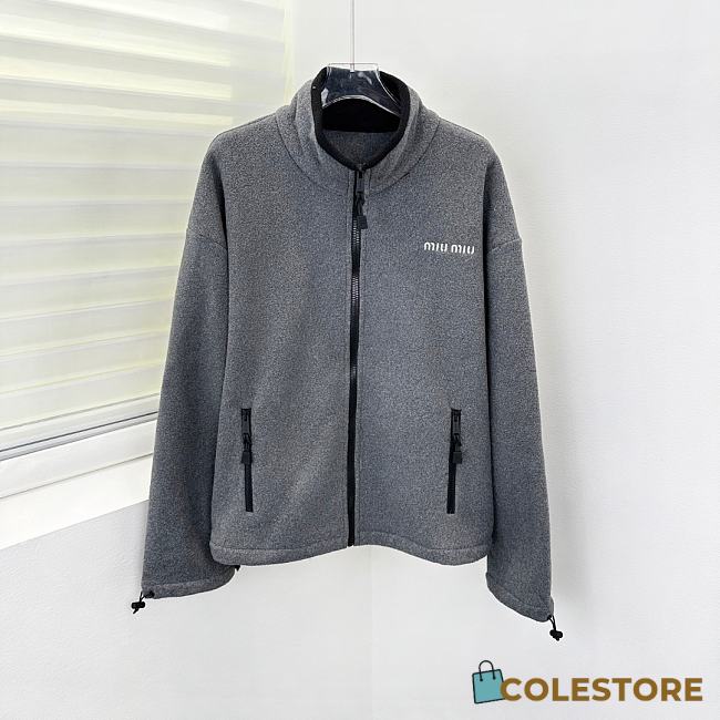 Colestore Miu Miu fleece sweatshirt Gray - 1