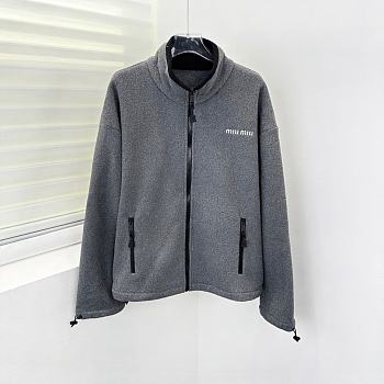 Colestore Miu Miu fleece sweatshirt Gray