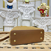 Colestore Louis Vuitton Capucines Mini Hazelnut Calfskin suede leather 21 x 13.6 x 8 cm - 6