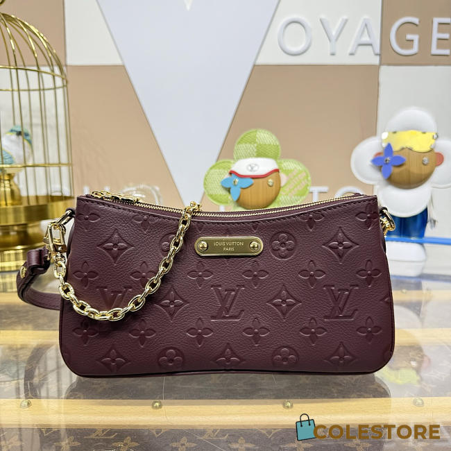 Colestore Louis Vuitton Pochette Liv Grenat 24.5 x 13.5 x 6.5 cm - 1
