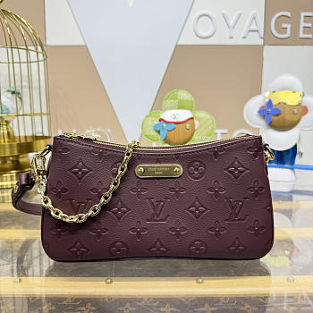 Colestore Louis Vuitton Pochette Liv Grenat 24.5 x 13.5 x 6.5 cm