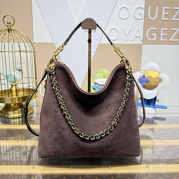Colestore Louis Vuitton Multipass Mahogany Suede calfskin 30 x 26 x 10 cm