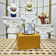 Colestore Louis Vuitton Tile Trunk Silver Mirror canvas 9 x 9 x 9 cm - 6